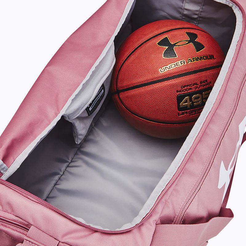 Under Armour Undeniable 5.0 Duffle M 58 l rózsaszín elixír/fehér táska 6