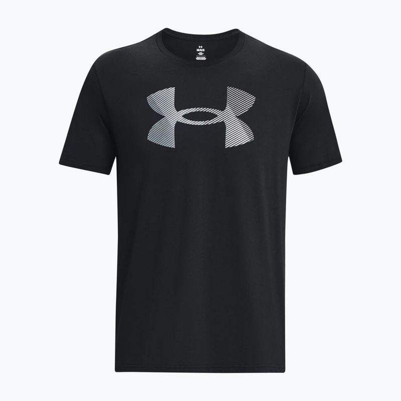 Férfi Under Armour Big Logo Fill fekete/szürke/halószürke póló 4