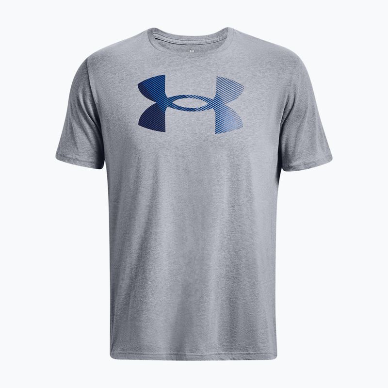 Férfi Under Armour Big Logo póló Fill steel light heather/fekete/royal 5