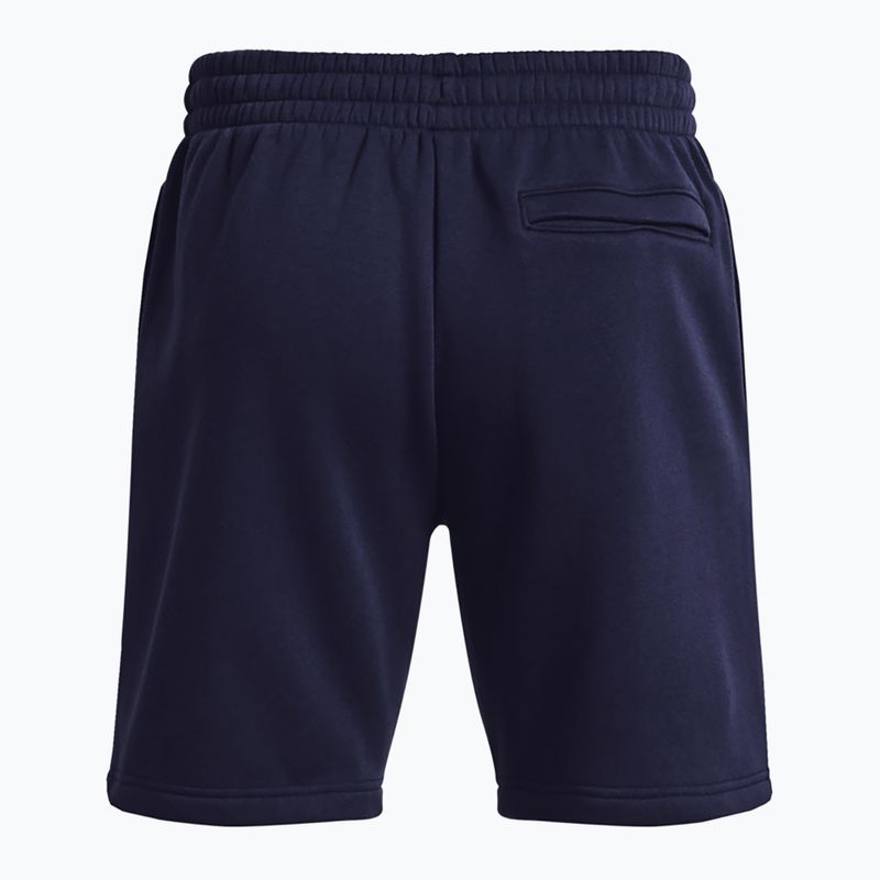Férfi rövidnadrág Under Armour Icon Fleece midnight navy/white 2