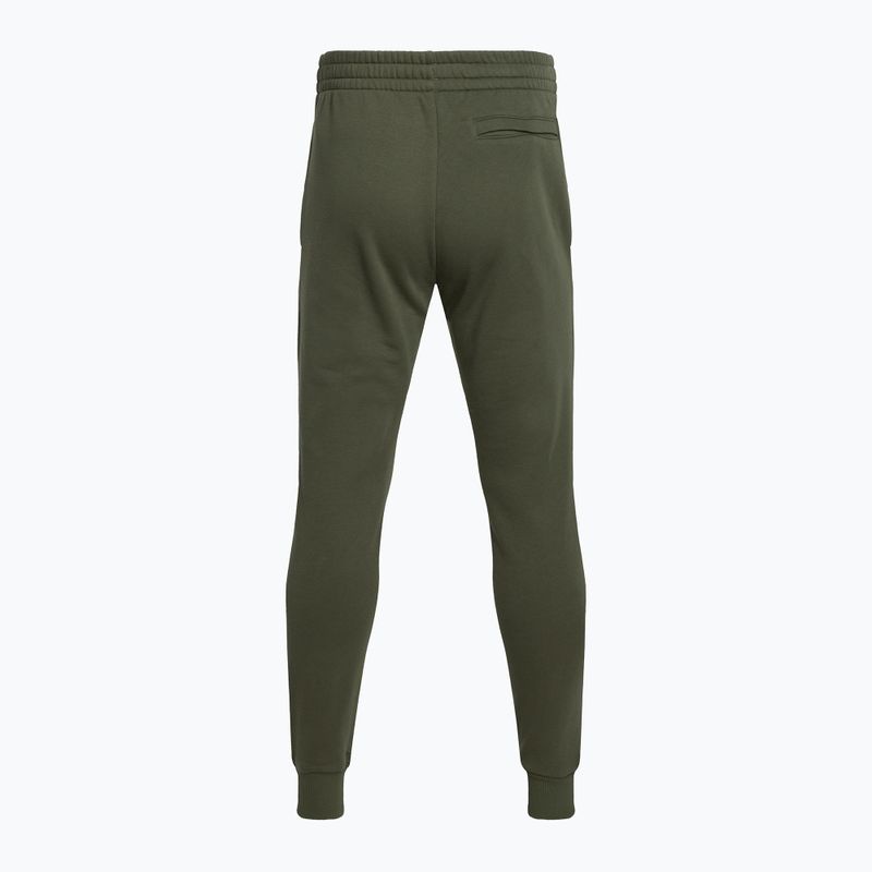 Under Armour férfi edzőnadrág Rival Fleece Joggers marine zöld/fehér színből 5