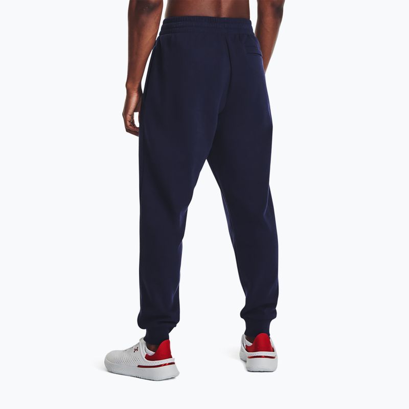 Férfi sportnadrág Under Armour Rival Fleece midnight navy/white 3