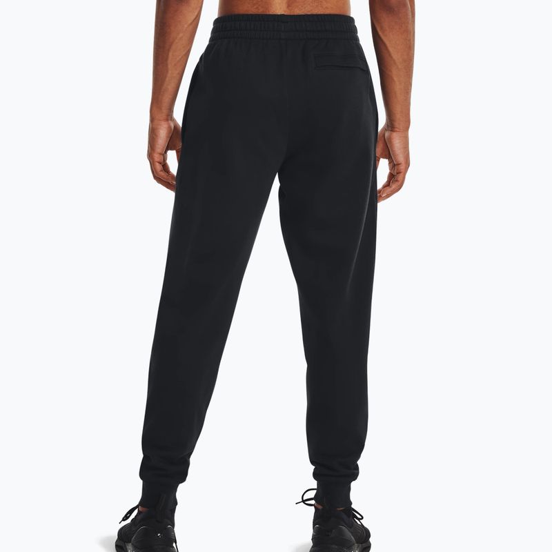 Under Armour férfi edzőnadrág Rival Fleece Jogger fekete/fehér 2