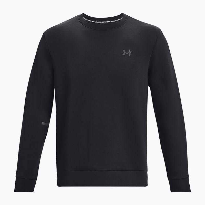 Férfi pulóver Under Armour Unstoppable Fleece Crew black/black 5