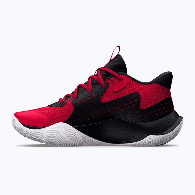 Under Armour Jet'23 piros/fekete/fehér kosárlabda cipő 7