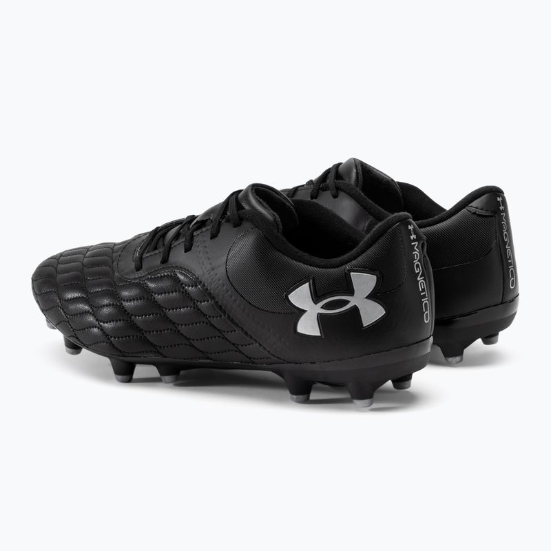 Under Armour Magnetico Select 3.0 FG futballcipő fekete/metál ezüst 3