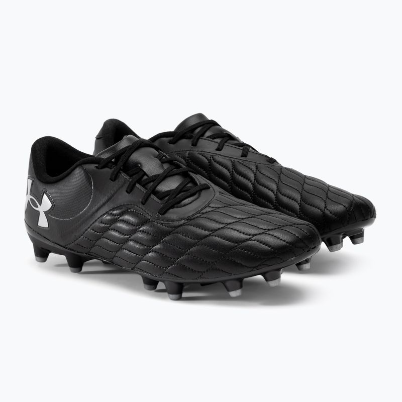 Under Armour Magnetico Select 3.0 FG futballcipő fekete/metál ezüst 4