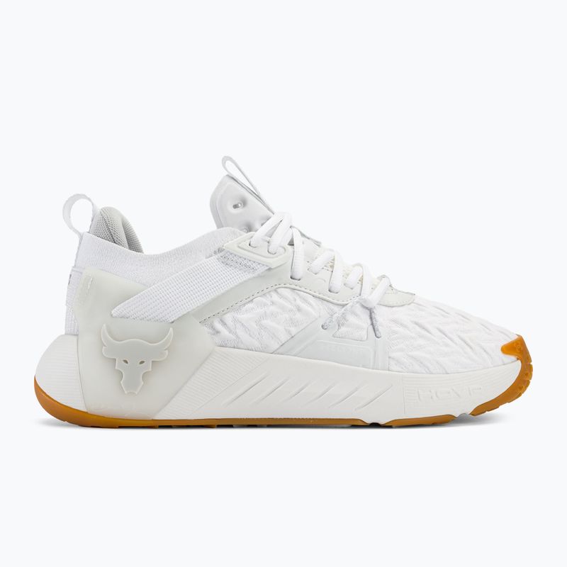 férfi edzőcipő Under Armour Project Rock 6 white/white/halo gray 2