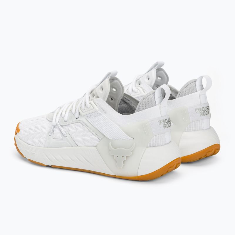 férfi edzőcipő Under Armour Project Rock 6 white/white/halo gray 3