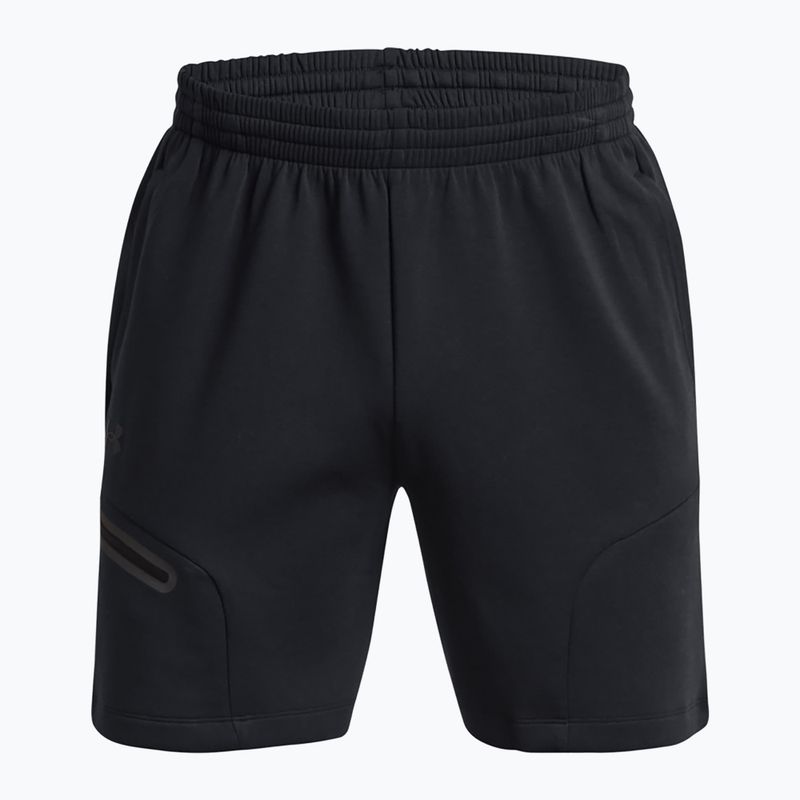 Under Armour Unstoppable Fleece férfi edzőshort black/black 5