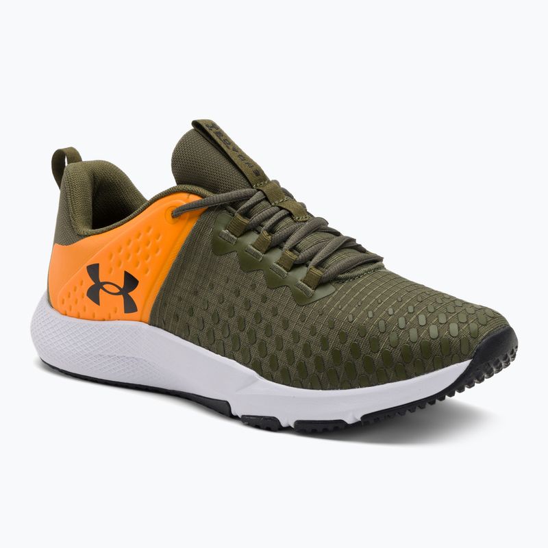 Under Armour Charged Engage 2 férfi edzőcipő marine zöld/formula narancs/fekete színben