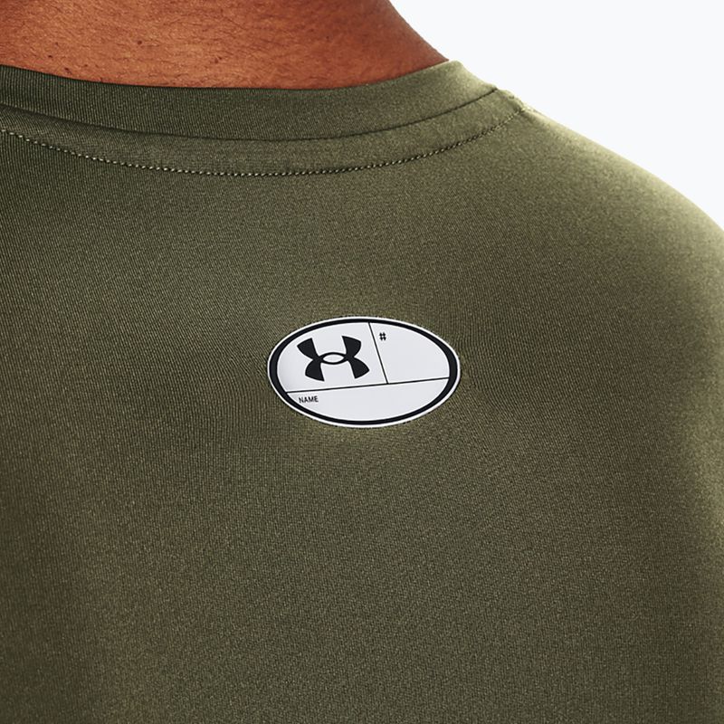 Under Armour férfi hosszú ujjú edző Ua HG Armour Comp LS marine zöld/fehér színű edzőruha 3