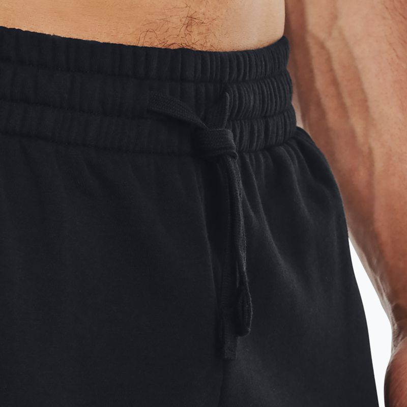 Férfi Under Armour Rival Fleece Cargo Jogger nadrág fekete / fehér 4