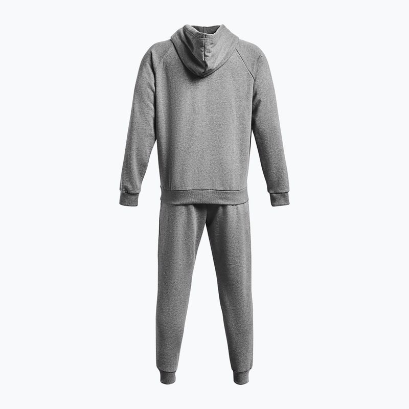 Under Armour férfi Rival Fleece Suit castlerock light heather/fehér edzőruha 6