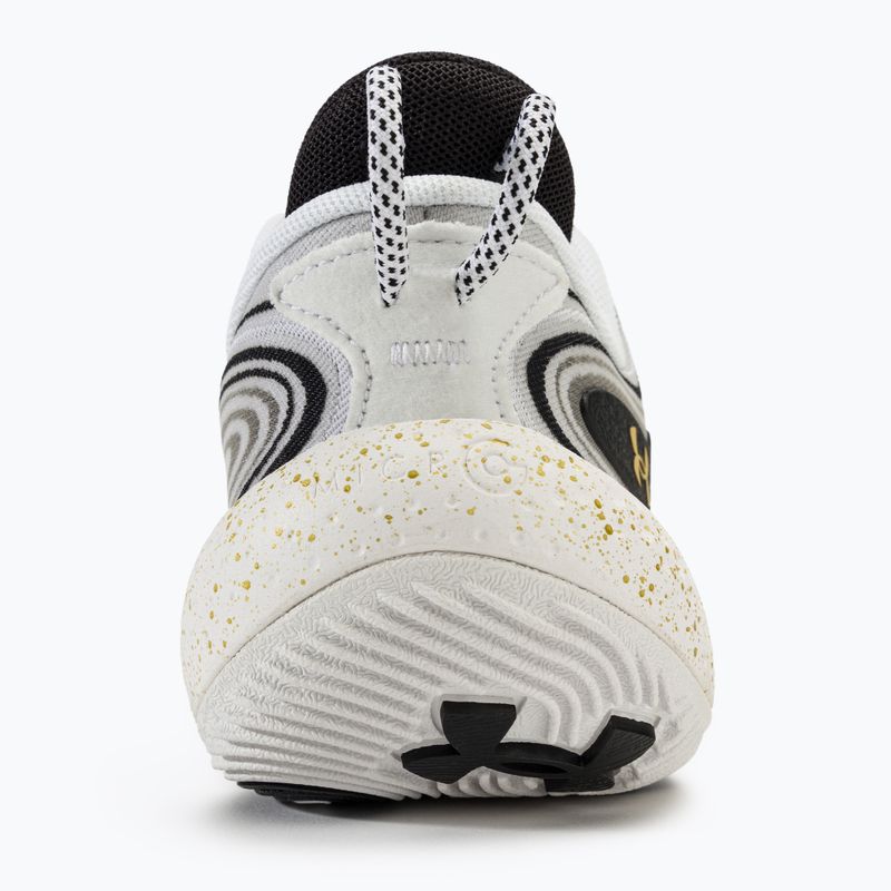 kosárlabda cipő Under Armour Spawn 6 white/black/metallic gold 6