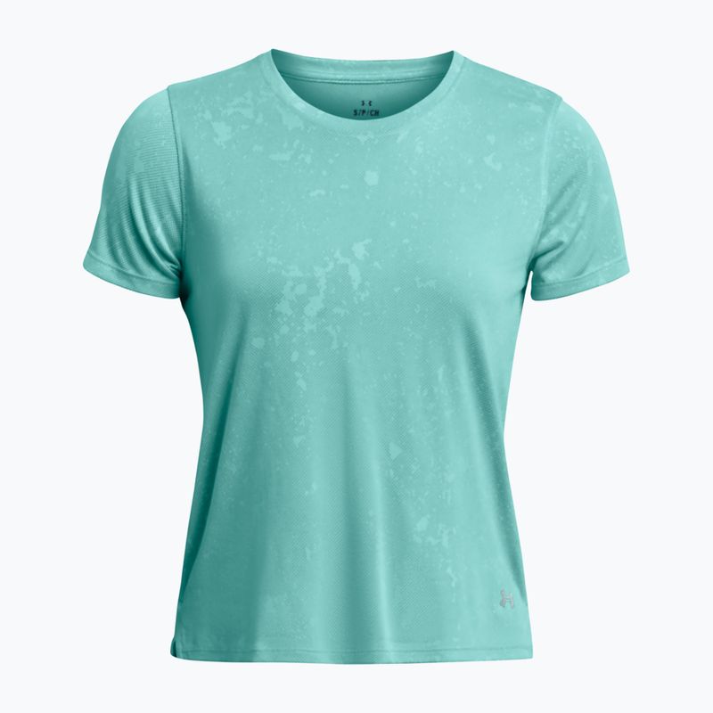 Női futópóló Under Armour Streaker Splatter radial turquoise/reflective 3