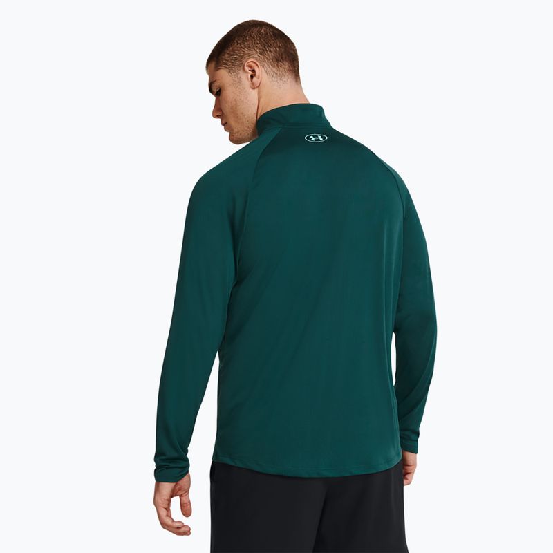 Férfi melegítőfelső Under Armour Tech 2.0 1/2 Zip hydro teal/radial turquoise 2