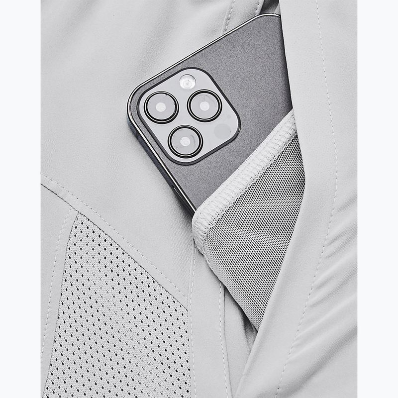 Under Armour Launch 7" férfi futónadrág mod szürke / mod szürke / fehér 5