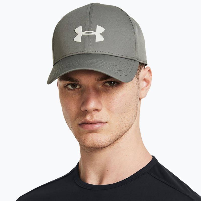 Under Armour Storm Blitzing salak zöld/fehér salak baseball sapka 3