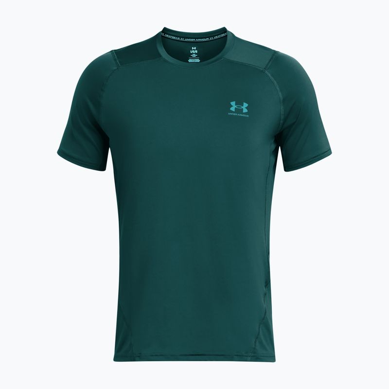 férfi edzőpóló a Under Armour HG Armour FTD Graphic hydro teal/circuit teal 3