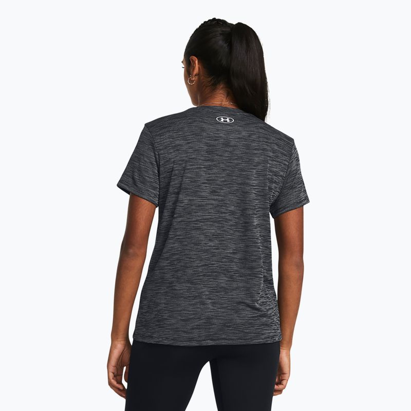 Under Armour Tech Textured fekete/fehér női edzőpóló 2