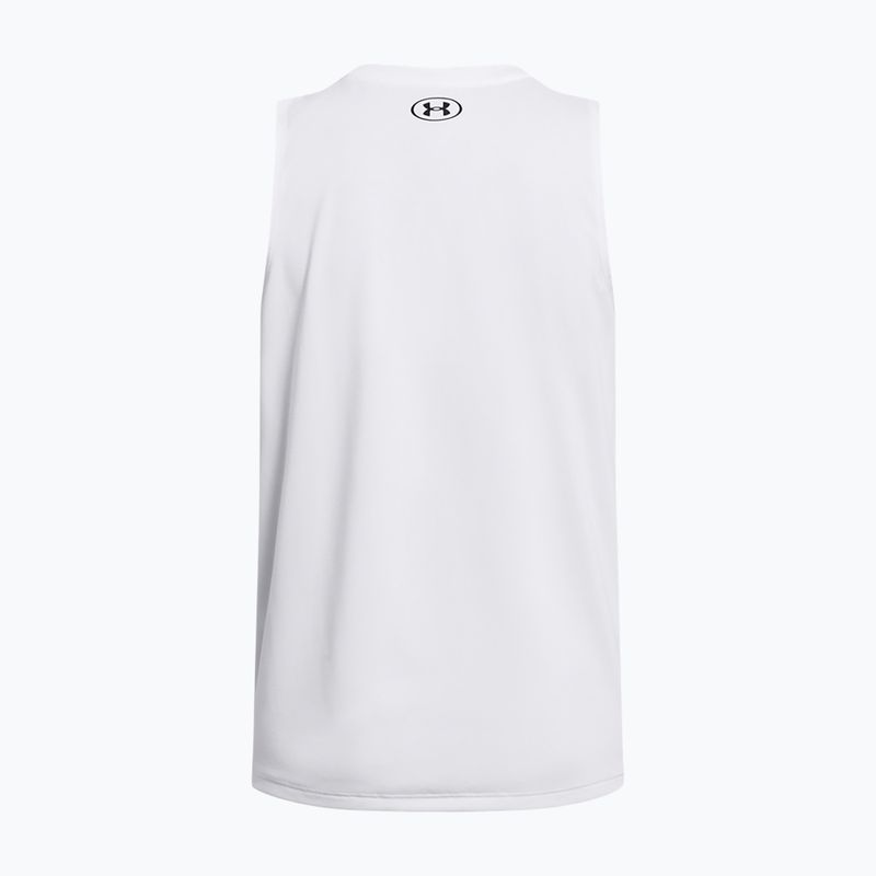 Női edző póló Under Armour Tech Tank Solid white/black 2
