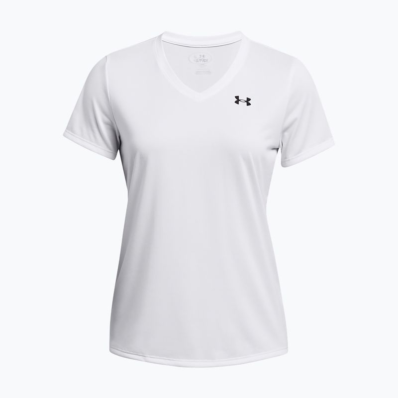 Női edző póló Under Armour Tech SSV Solid white/black