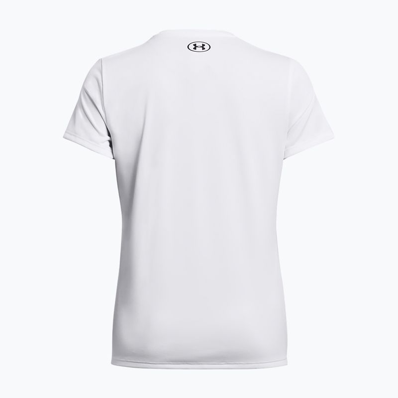 Női edző póló Under Armour Tech SSV Solid white/black 2