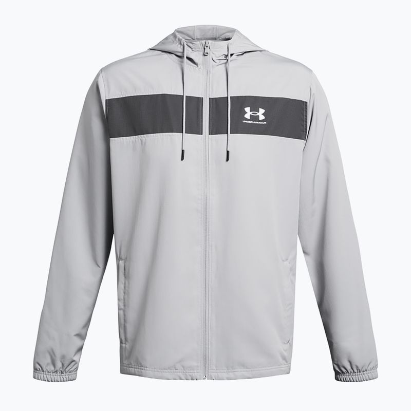 Férfi Under Armour Sportstyle Windbreaker dzseki mod szürke/castlerock/fehér 3