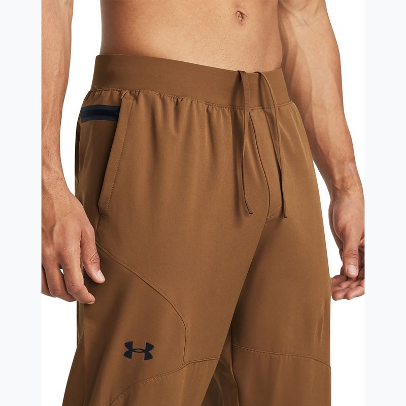 férfi edzőnadrág Under Armour Unstoppable Joggers tundra/black 3