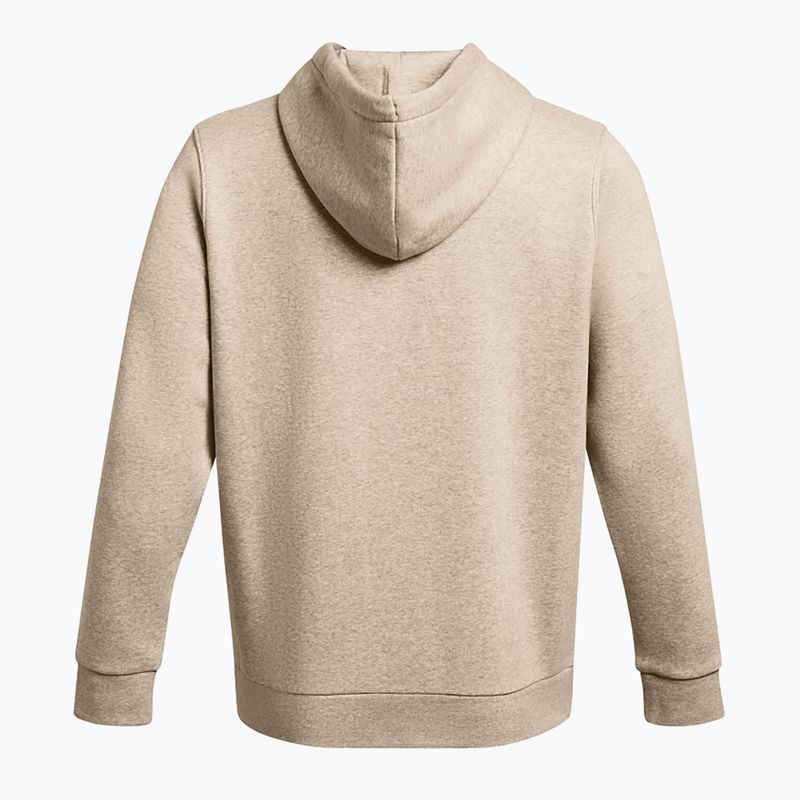 Férfi melegítőfelső Under Armour Essential Fleece Hoodie timberwolf taupe light hthr/timberwolf taupe 5