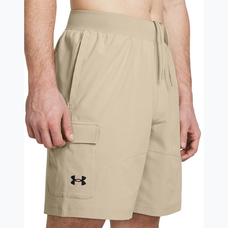 férfi edzőnadrág Under Armour Stretch Woven Cargo khaki base/black 4