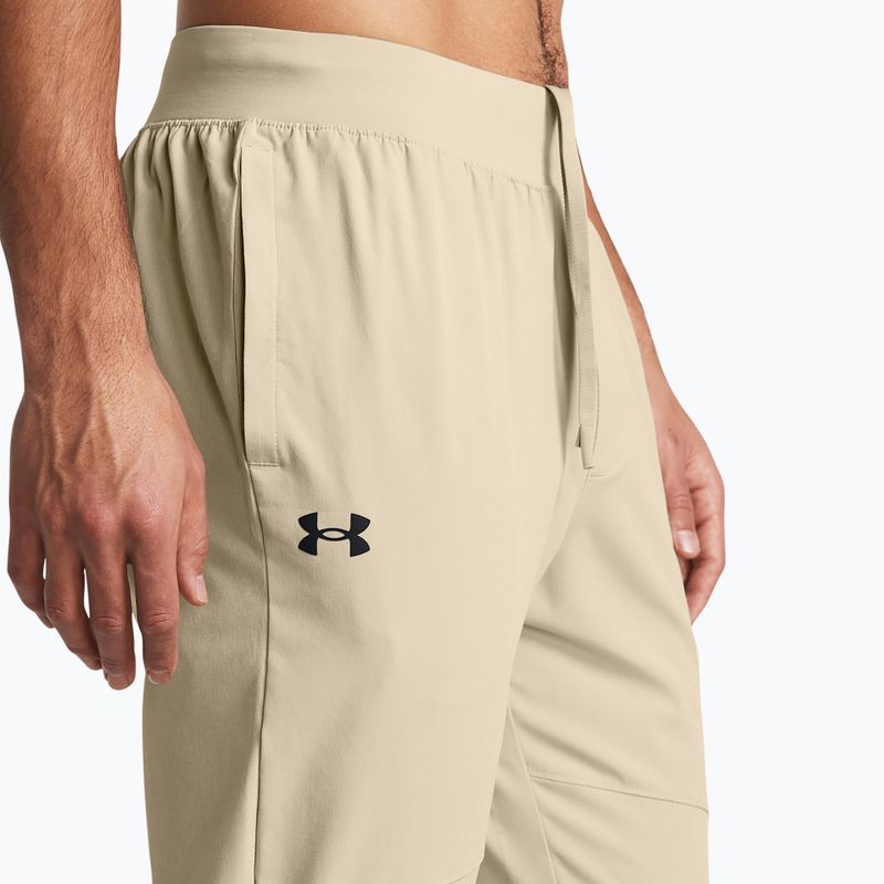 férfi nadrág Under Armour Stretch Woven Joggers khaki base/black 4