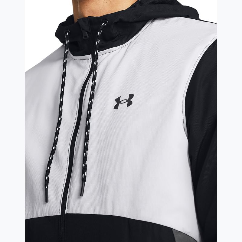 Férfi sportdzseki Under Armour Legacy Windbreaker black/castlerock/castlerock 3