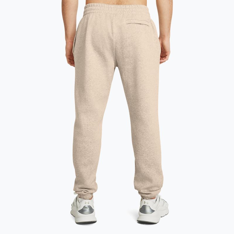 férfi edzőnadrág Under Armour Essential Fleece Joggers timberwolf taupe light hthr/timberwolf taupe 3