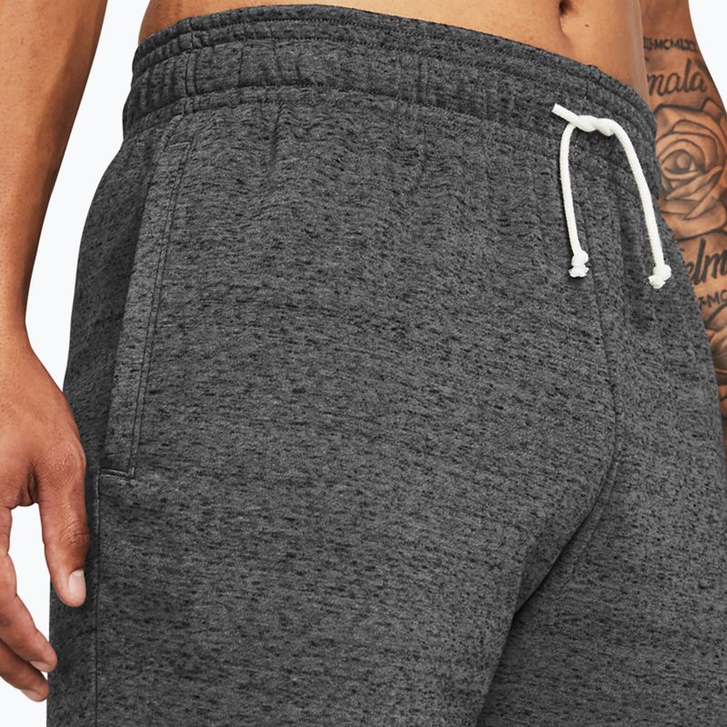 férfi edzőnadrág Under Armour Rival Terry castlerock light heather/onyx white 4