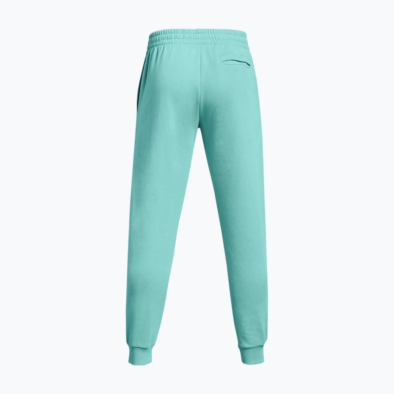 férfi nadrág Under Armour Rival Fleece Joggers radial turquoise/white 7