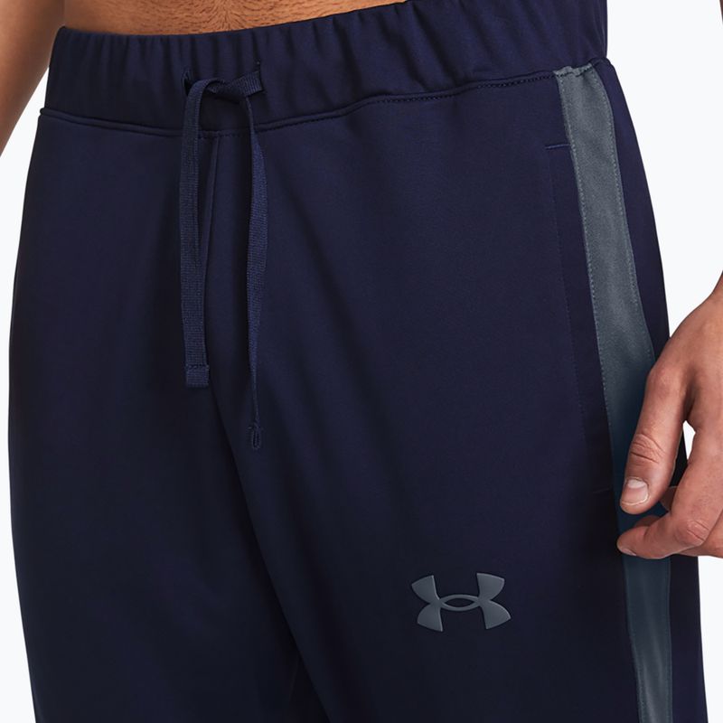 Under Armour UA Knit Track Suit férfi edzőruha midnight navy/downpour grey/downpour gray/downpour gray 4