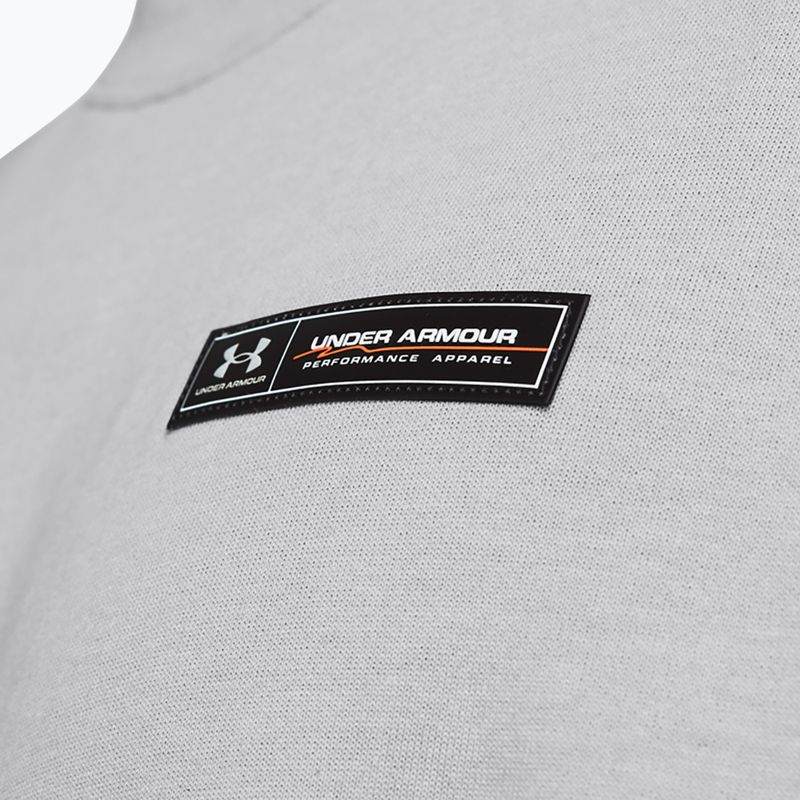 Férfi póló Under Armour HW Armour Label mod gray medium heather/black 3