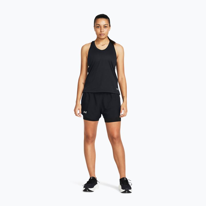 női futónadrág Under Armour Fly By 2in1 black/black/reflective 2