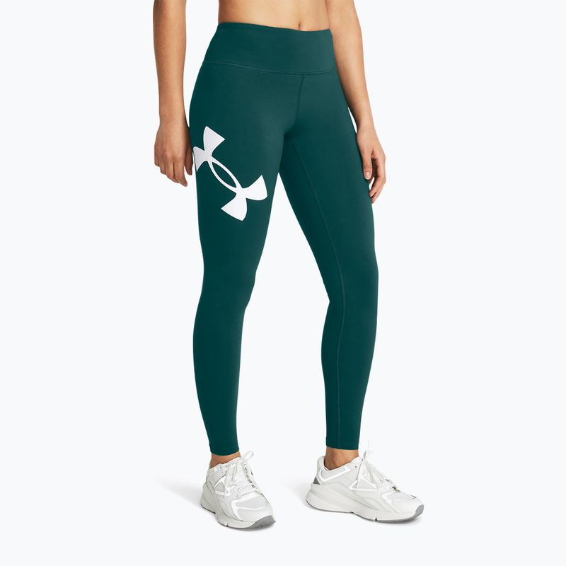 Női leggings Under Armour Campus hydro teal/white