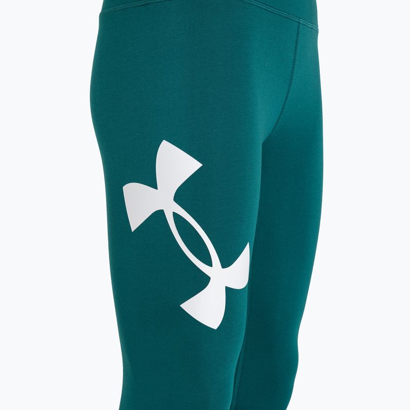 Női leggings Under Armour Campus hydro teal/white 7