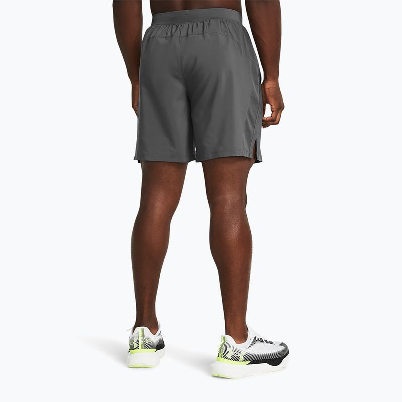 Férfi futó rövidnadrág Under Armour Launch 7" castlerock/castlerock/reflective 3