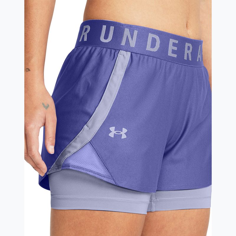 női edzőnadrág  Under Armour Play Up 2-In-1 starlight/celeste/celeste 4