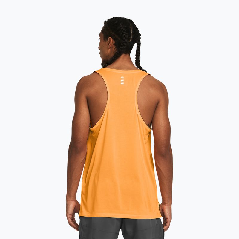 Férfi futó tank top Under Armour Streaker Singlet nova orange/reflective 2