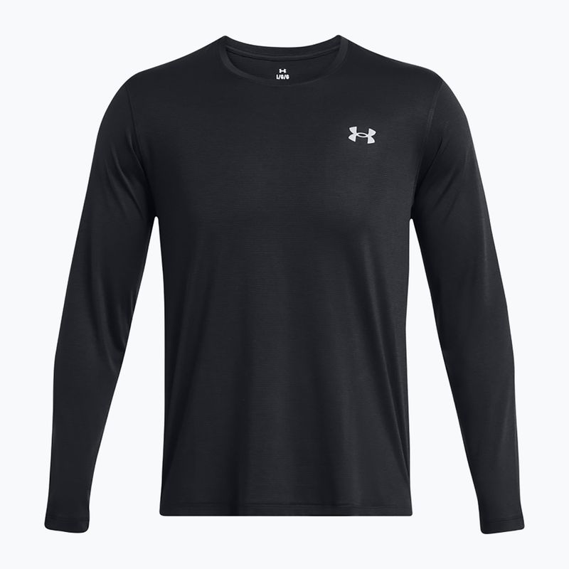 Under Armour Launch fekete/fényvisszaverő férfi futó hosszú ujjú ruha