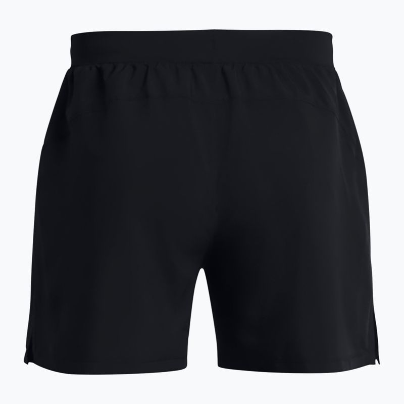 Férfi Under Armour Lanch 5" futónadrág Bélés nélküli fekete / fekete / fényvisszaverő 7