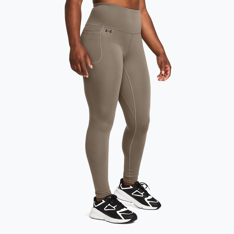 Női leggings Under Armour Motion taupe dusk/black