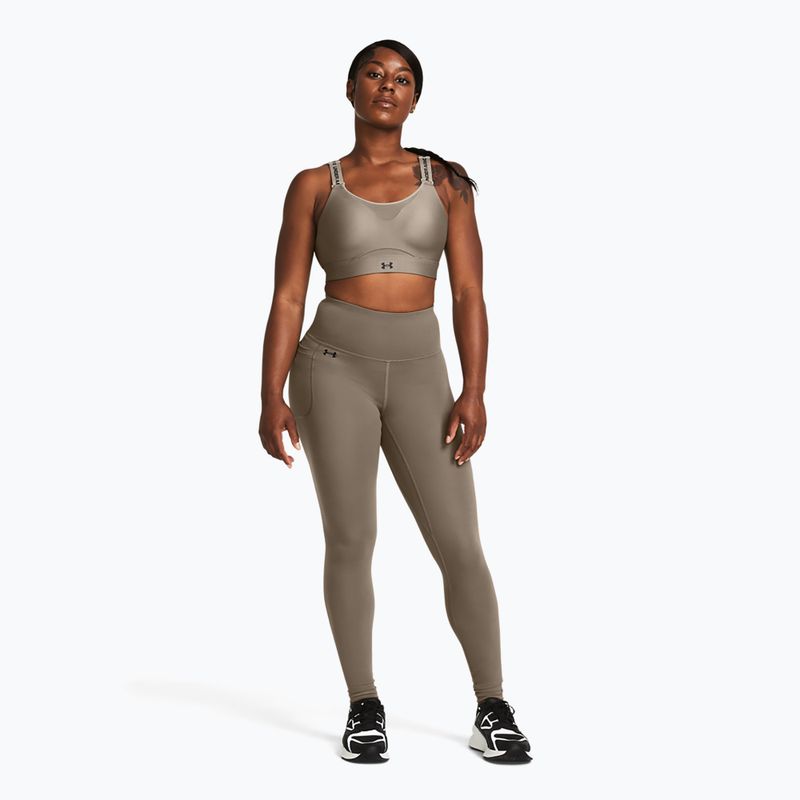 Női leggings Under Armour Motion taupe dusk/black 2