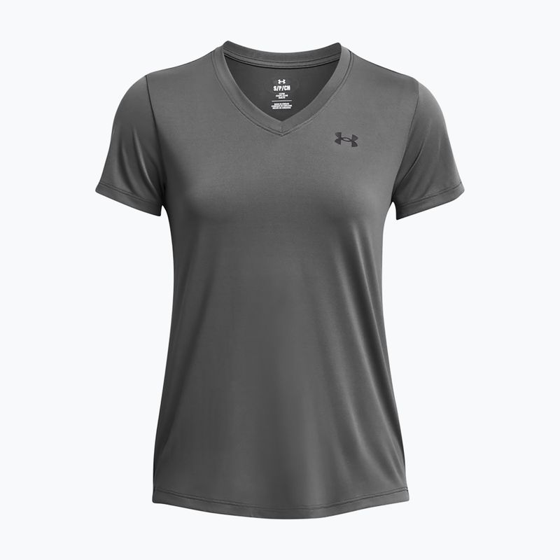 Női edző póló Under Armour Tech SSV Solid castlerock/black